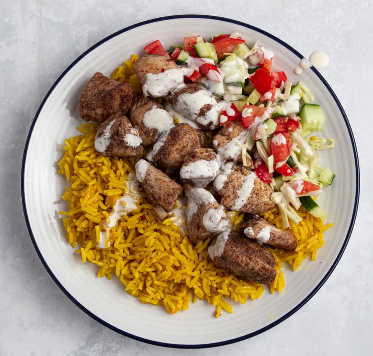 Best Lebanese shawarma rice plates in Cologne